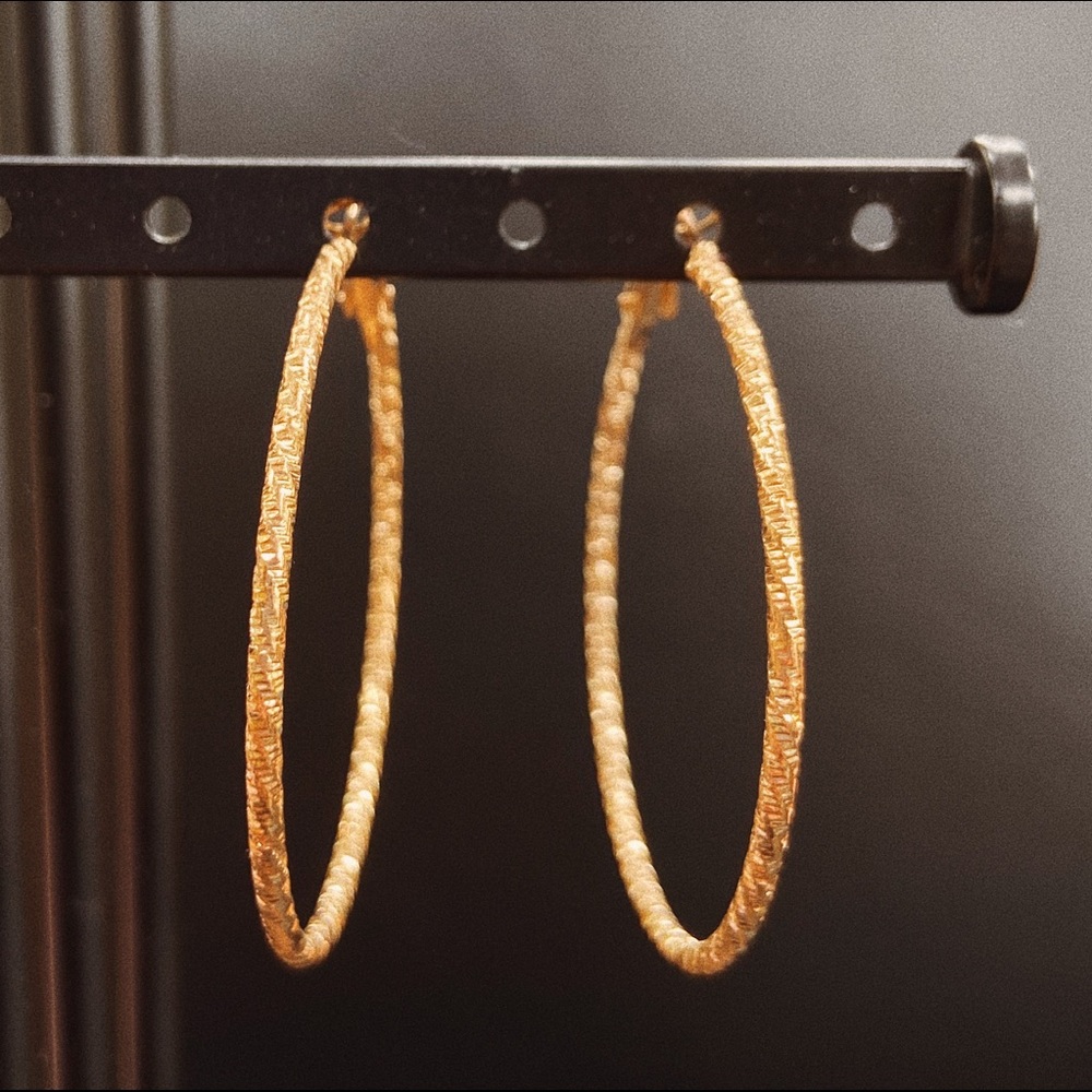 Gold Hoop Earrings
